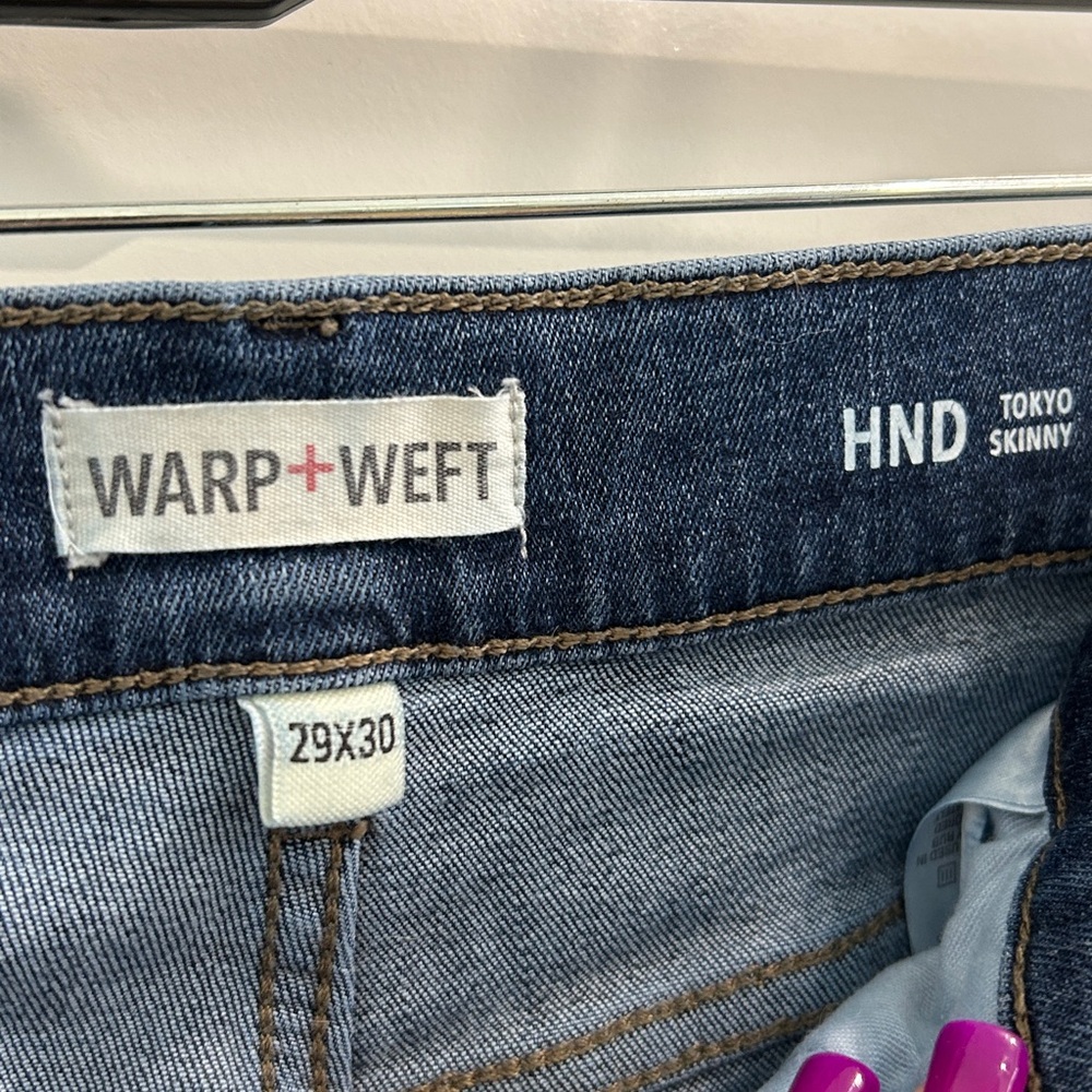 WARP + WEPT Tokyo Skinny Tiger Jeans |Size 29/30 - Picture 10 of 11